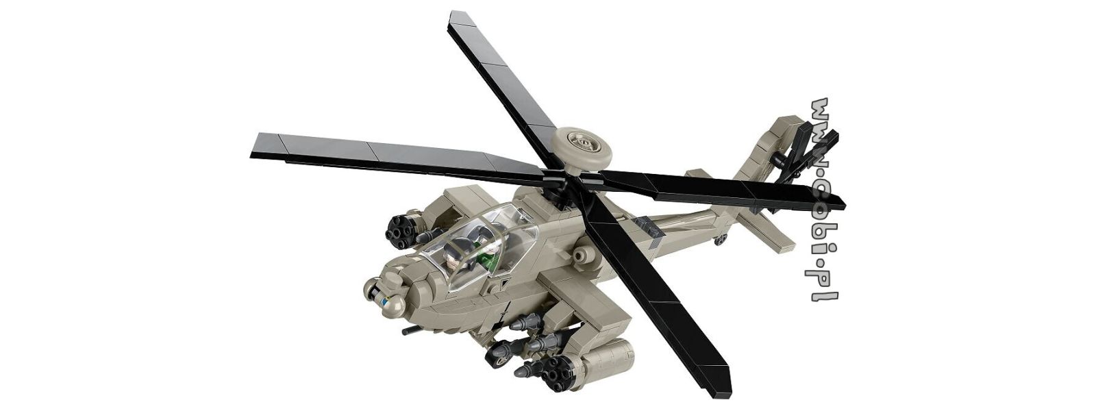 Historia z COBI. Helikopter Apache – precyzja i dominacja na polu walki