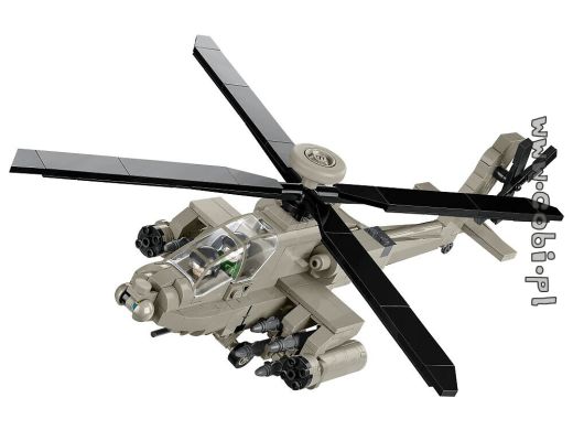 Historia z COBI. Helikopter Apache – precyzja i dominacja na polu walki