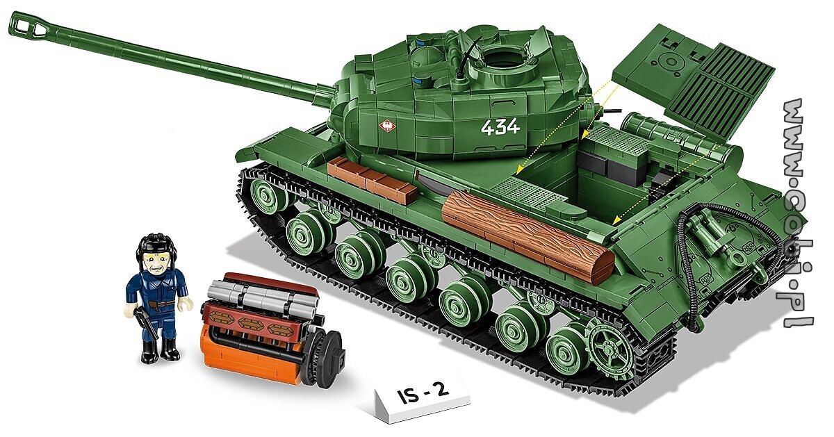 Historia z COBI. Czołg IS-2 – gigant na polu bitwy