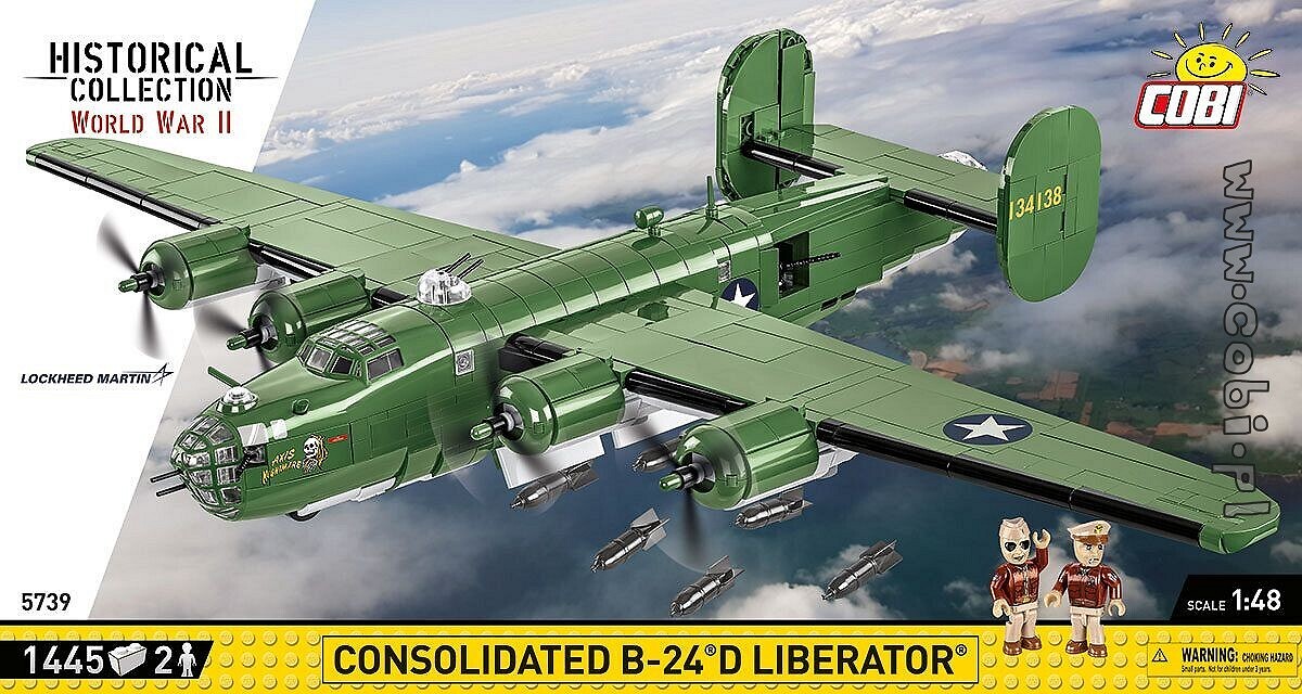 Historia z COBI. Bombowiec Consolidated B-24 Liberator - zdjęcie w treści artykułu