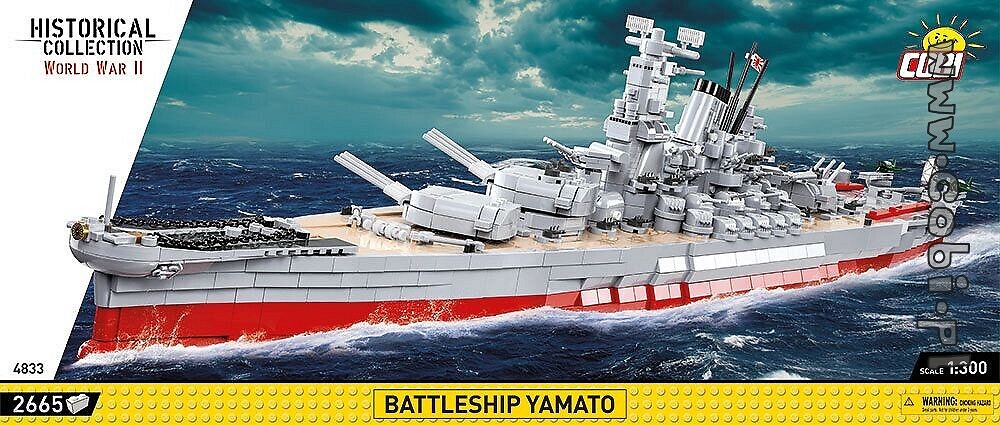 Historia z COBI. Pancernik Yamato, czyli morski kamikaze WW2! - zdjęcie w treści artykułu
