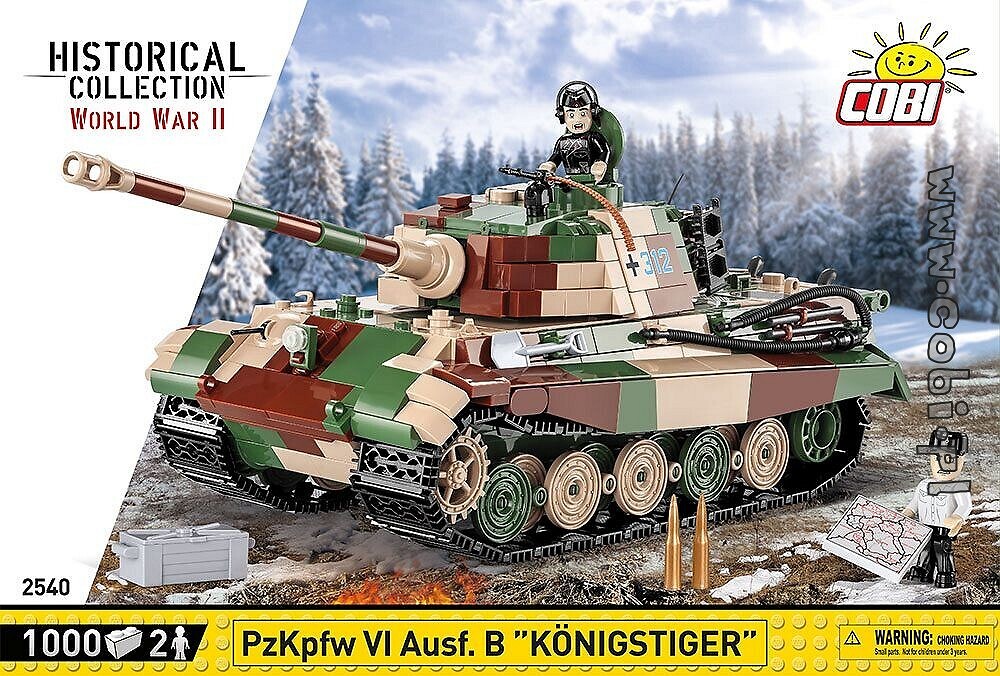 Historia z COBI. Panzerkampfwagen VI B Tiger II – największy czołg II wojny światowej - zdjęcie w treści artykułu