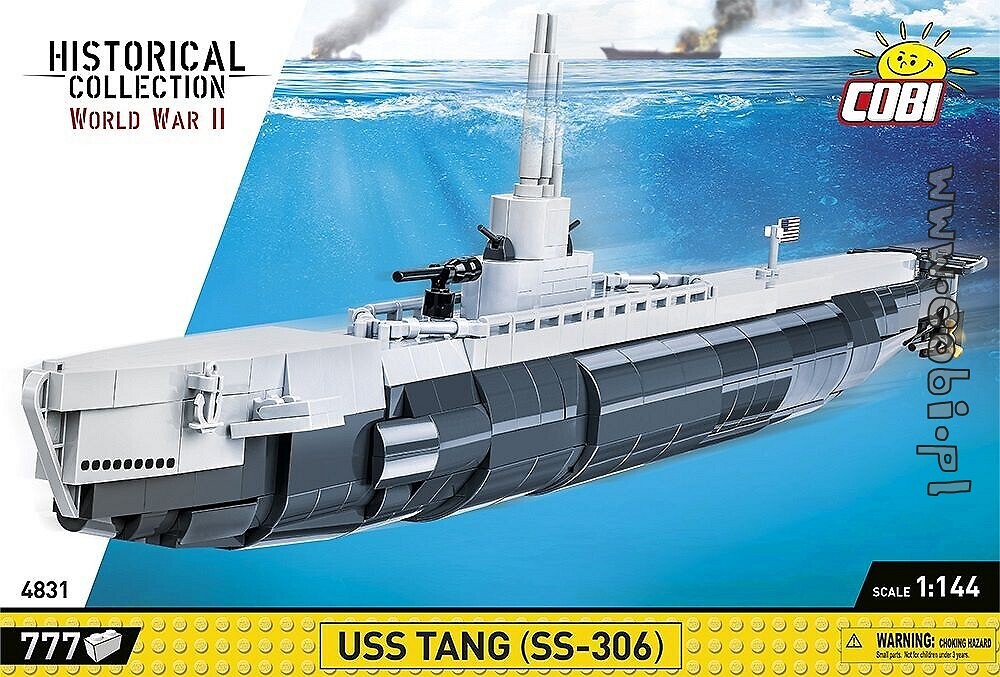 Historia z COBI. Okręt podwodny USS Tang SS-306 – najskuteczniejszy na Pacyfiku - zdjęcie w treści artykułu