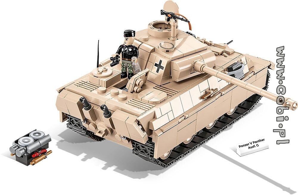 Historia z COBI. Niemiecki czołg Panzer Panther, bali się go nie tylko alianci!