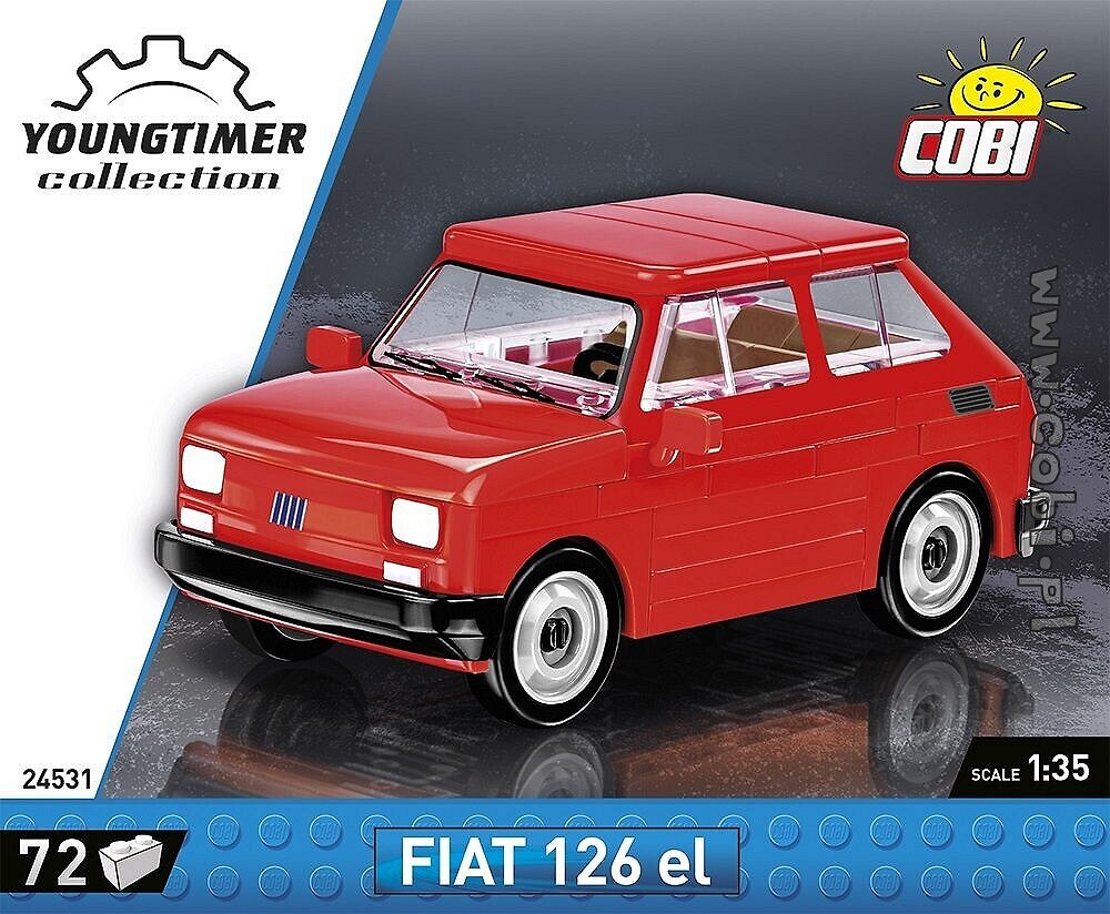Klasyki motoryzacji z COBI. Fiat 126p - ikona polskich dróg  - zdjęcie w treści artykułu