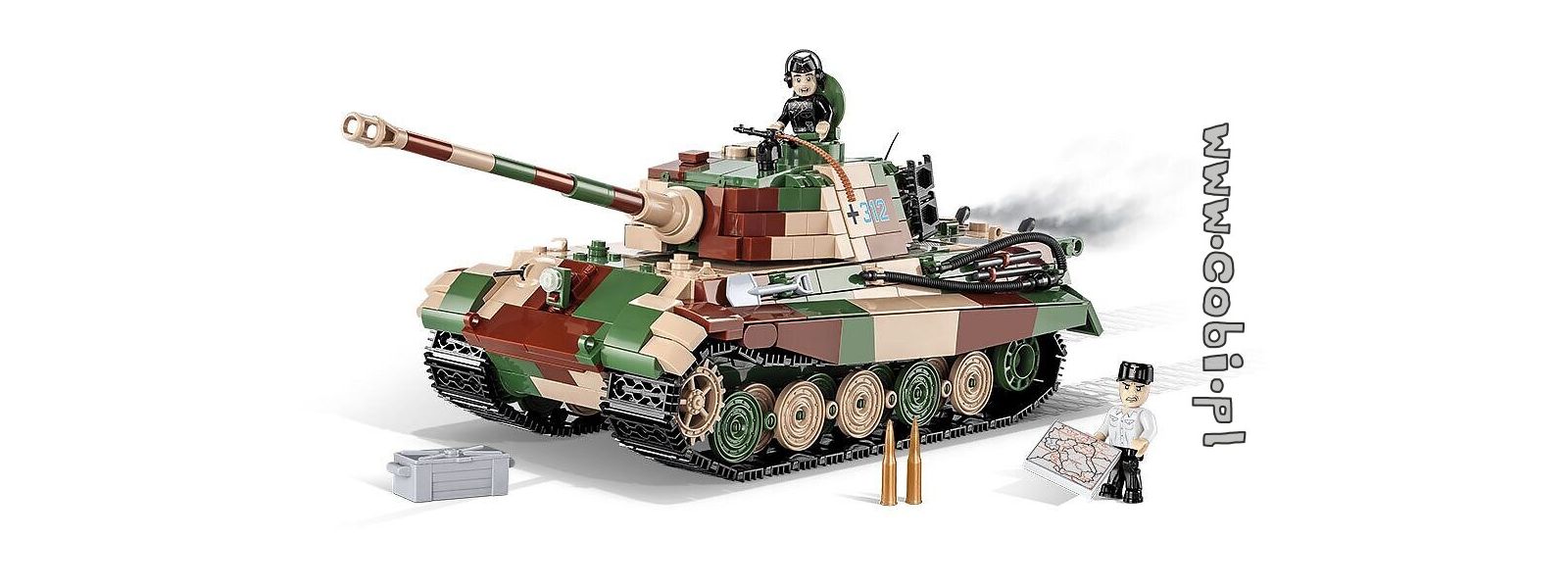 Historia z COBI. Panzerkampfwagen VI B Tiger II – największy czołg II wojny światowej
