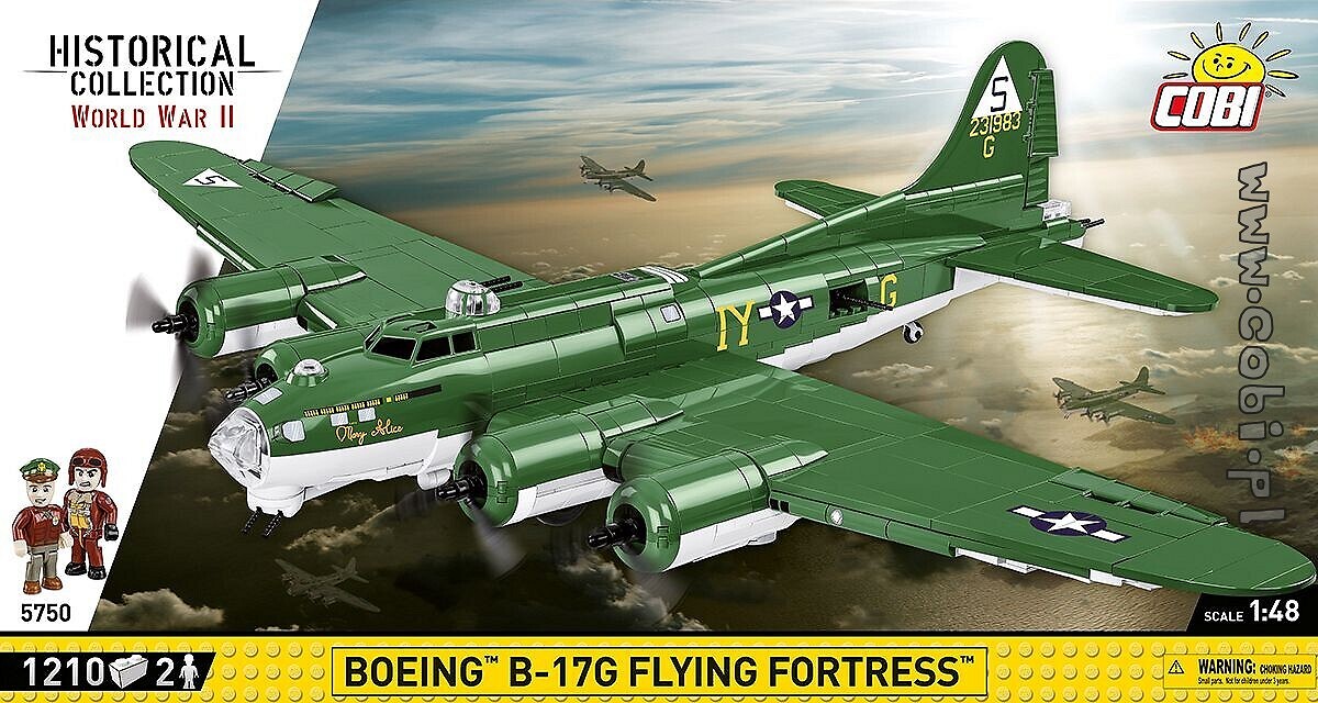 Historia z COBI. Bombowiec Boeing B-17 Latająca Forteca - zdjęcie w treści artykułu
