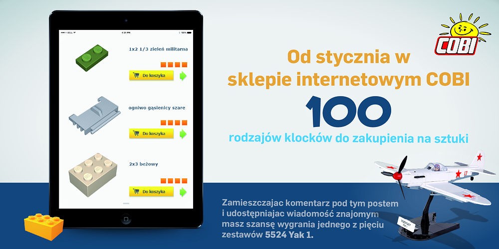 Konkurs "Klockowy asortyment" Cobi