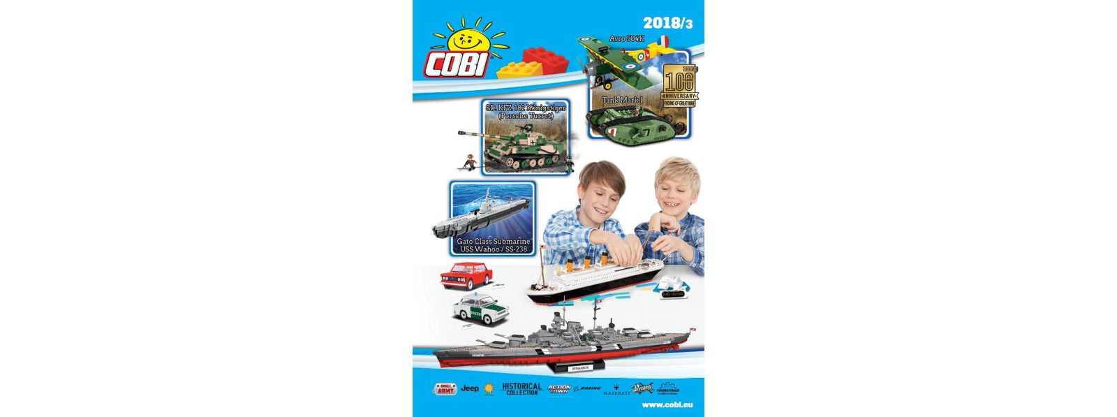 New catalogue of Cobi blocks 3/2018