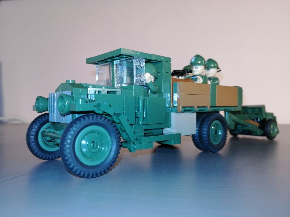 Ciężarówka Ursus A z klocków COBI