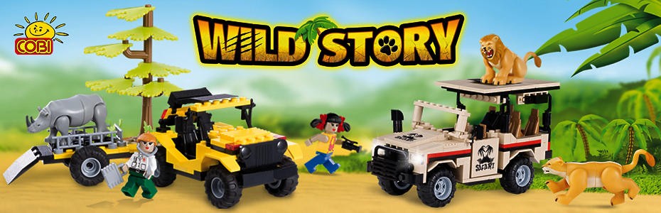 Nowe zestawy klocków Cobi - Wild Story!