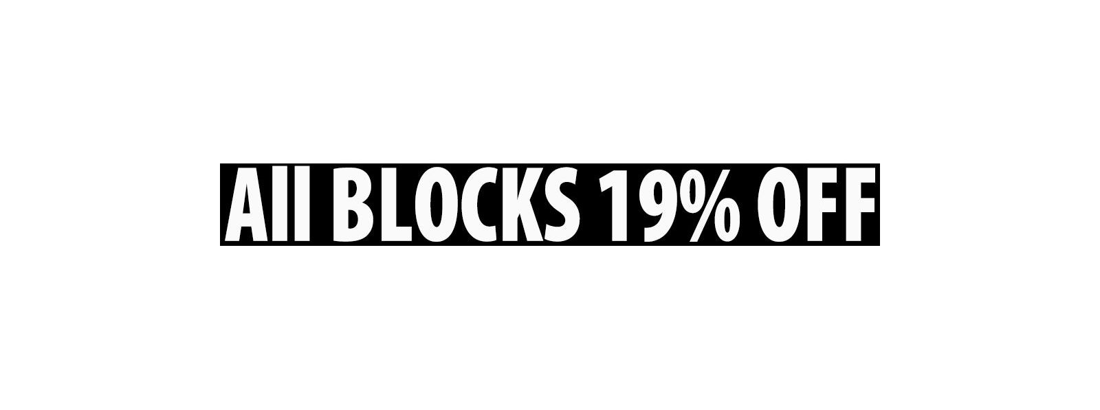 All Blocks 19% OFF