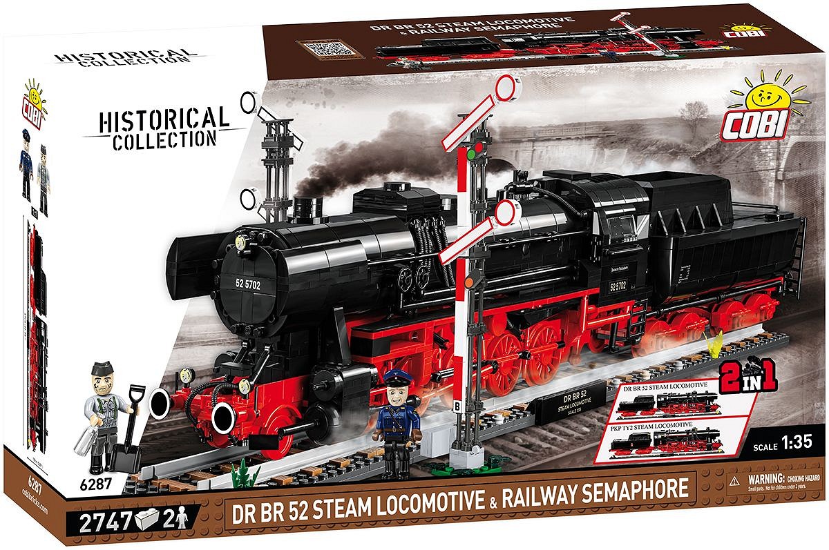 DR BR 52 Steam Locomotive & Railway Semaphore - fot. 14