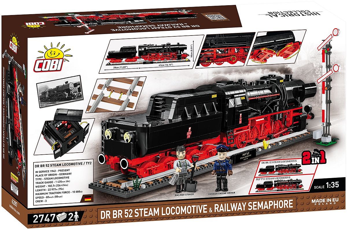 DR BR 52 Steam Locomotive & Railway Semaphore - fot. 15
