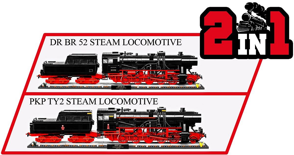 DR BR 52 Steam Locomotive & Railway Semaphore - fot. 9