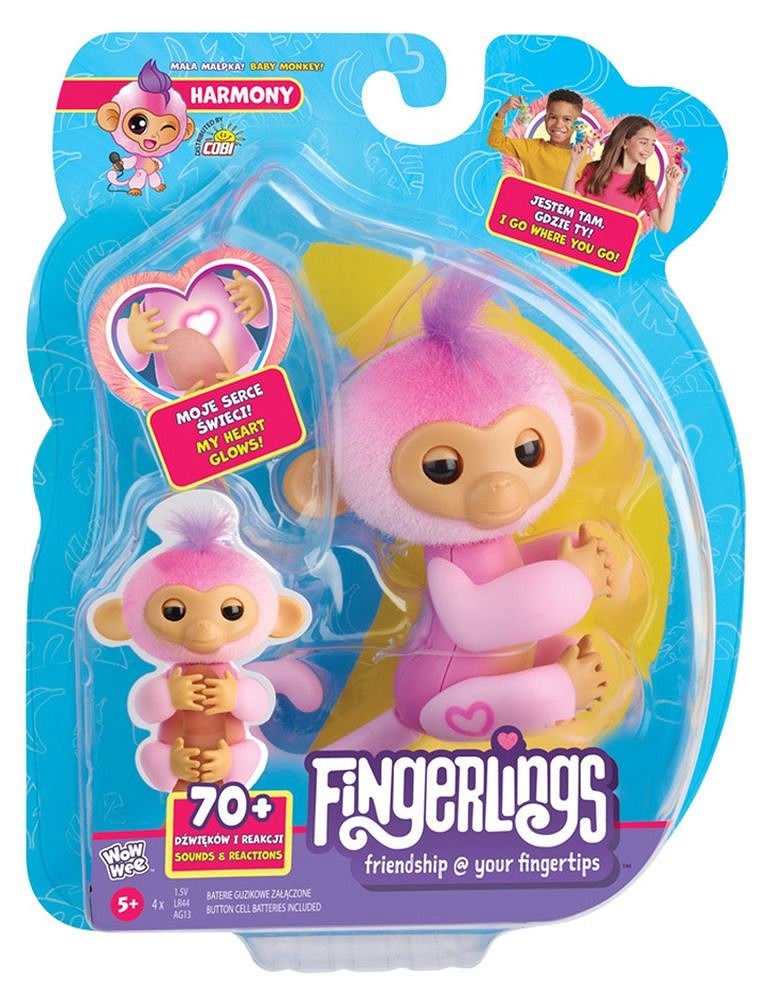 Interaktywna małpka Harmony Fingerlings