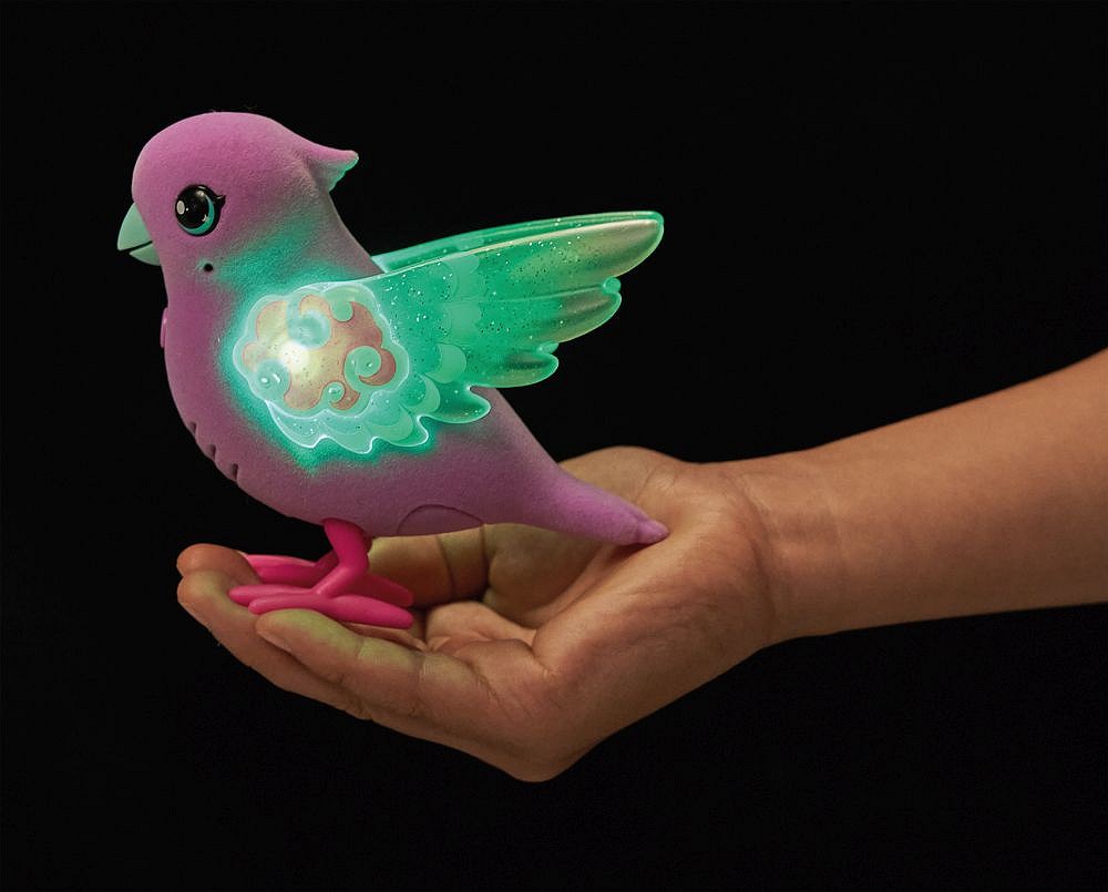 LLP Ćwierkająco mówiący ptaszek ze świecącymi skrzydełkami - fot. 7