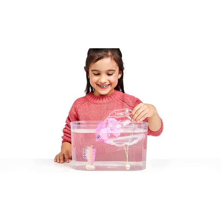 Akwarium i pływająca rybka - fot. 2