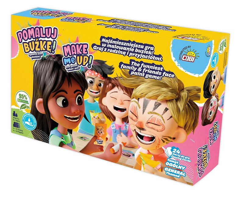 Gra Pomaluj buźkę! Zgadnij Kim jestem?