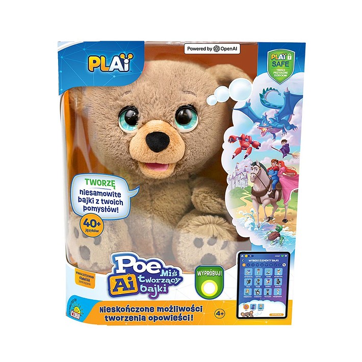 POE AI Miś tworzący bajki - uszkodzone opakowanie