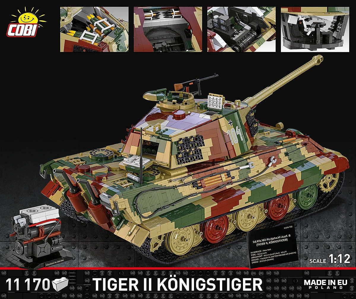 Tiger II  Königstiger + Bunkier Gratis - fot. 5