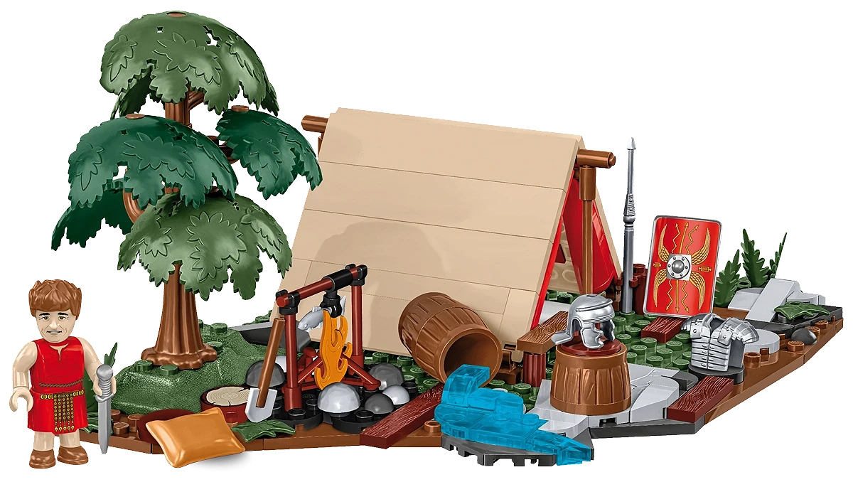 Namiot rzymskich legionistów