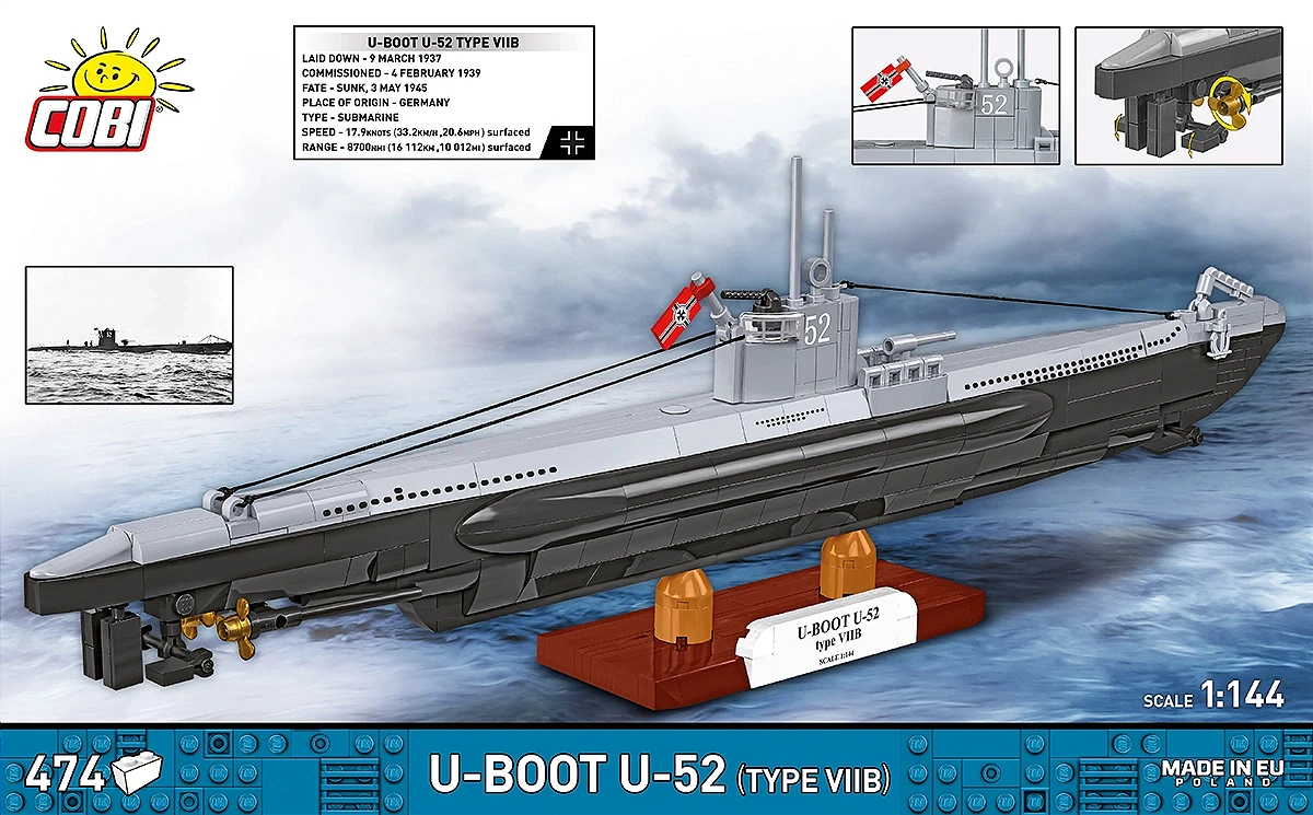 U-Boot U-52 (Type VIIB) - fot. 4