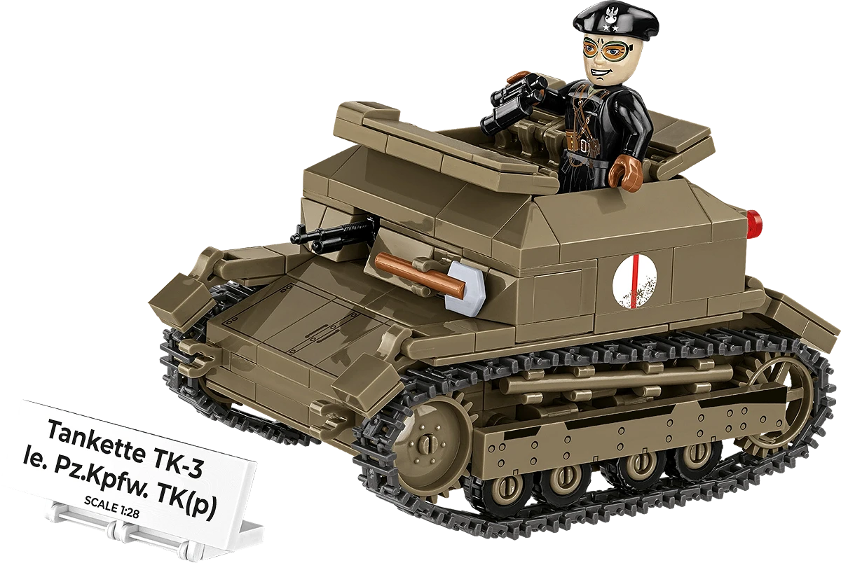Tankette TK-3 z klocków COBI