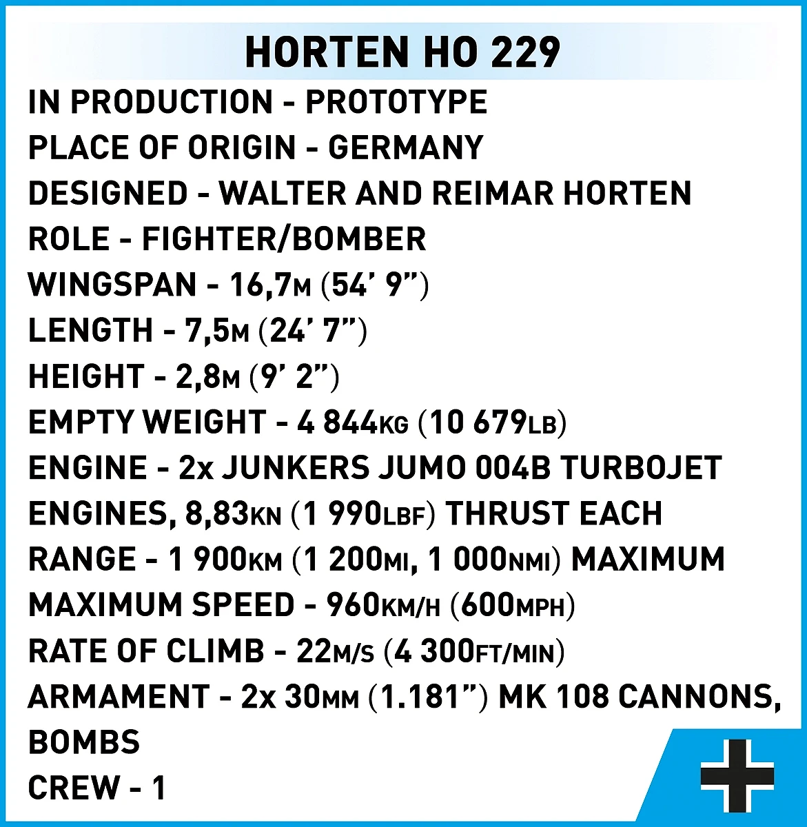 Horten Ho 229 - fot. 12