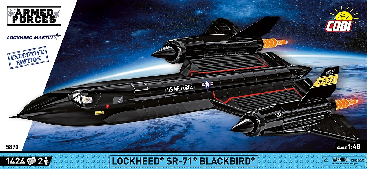 SR-71 Blackbird z klocków COBI