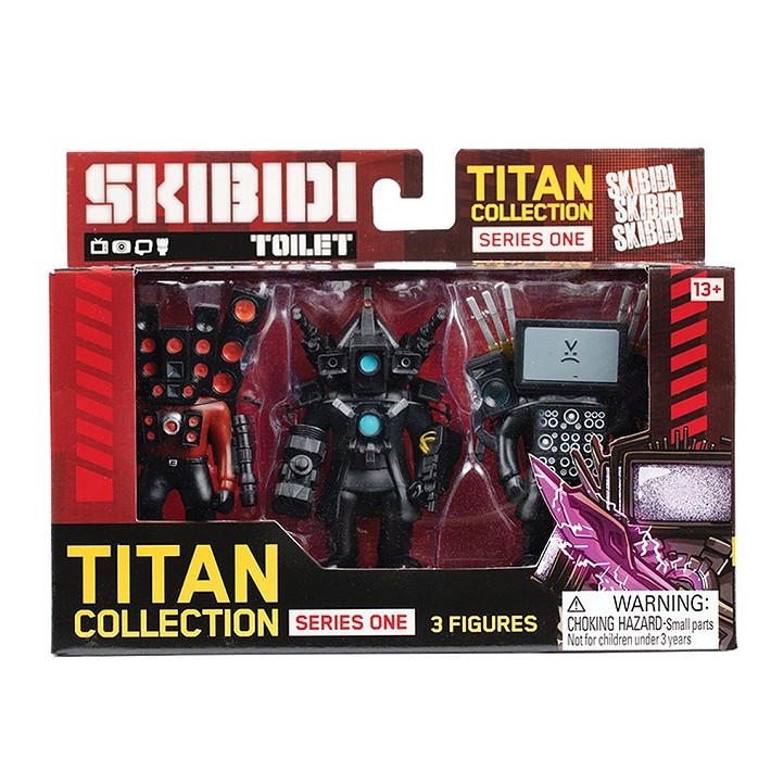 Skibidi Toilet Figurki kolekcjonerskie Titan 3 Pack - fot. 2
