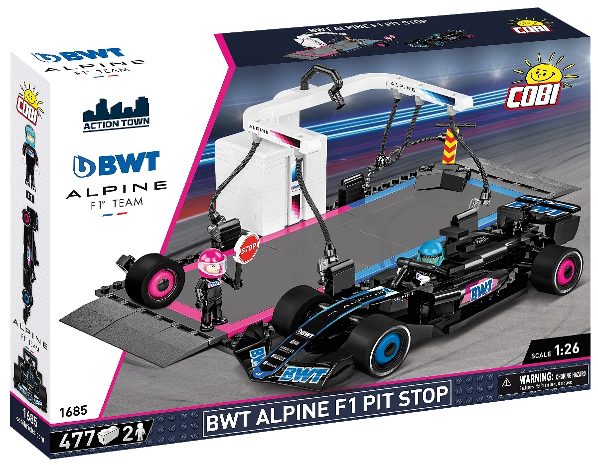 BWT Alpine F1 Pit Stop z klocków COBI