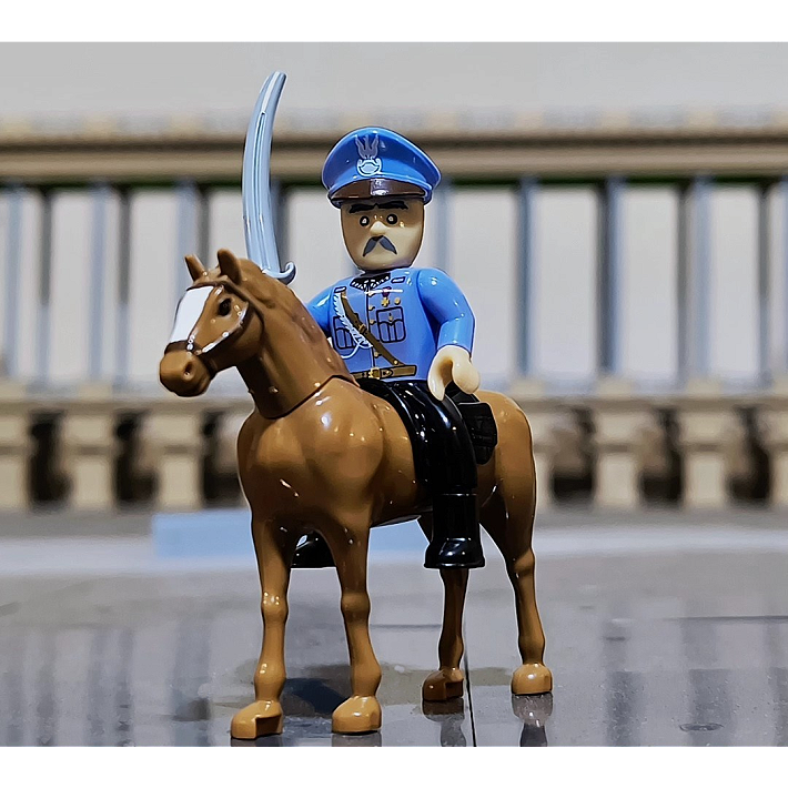 Marszałek Piłsudski na Kasztance - fot. 2