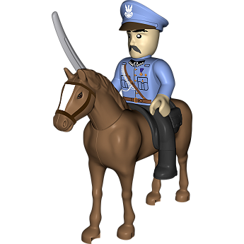 Marszałek Piłsudski na Kasztance