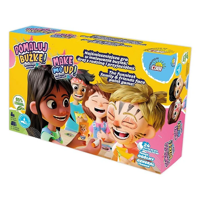 Gra Pomaluj buźkę! Zgadnij Kim jestem? - uszkodzone opakowanie