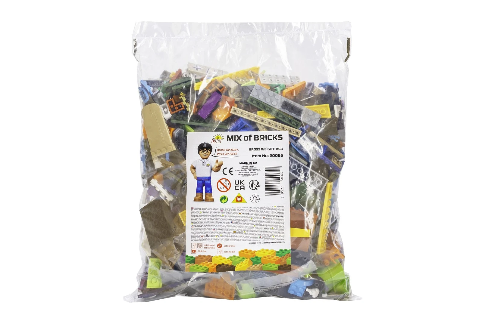 Mix klocków konstrukcyjnych 1 kg - worek - fot. 5