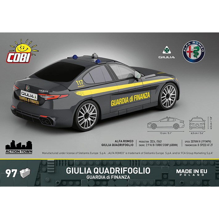 Giulia Quadrifoglio Guardia di Finanza - fot. 4