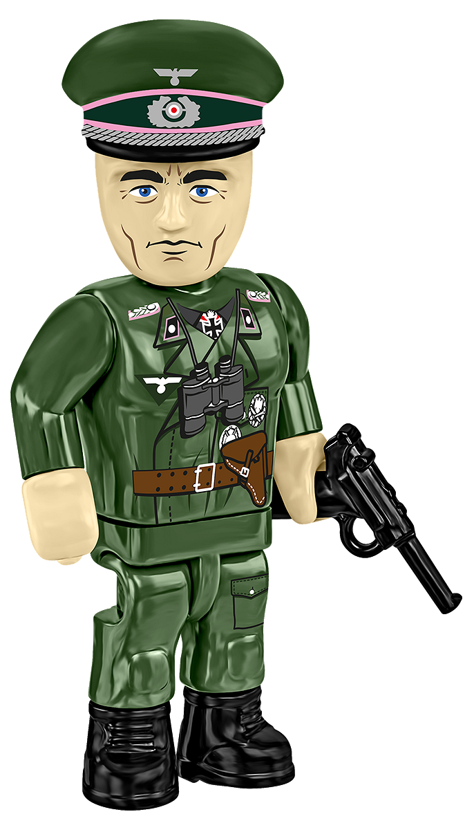 Figurka dowódcy czołgu z zestawu Jagdpanther Sd.Kfz. 173.