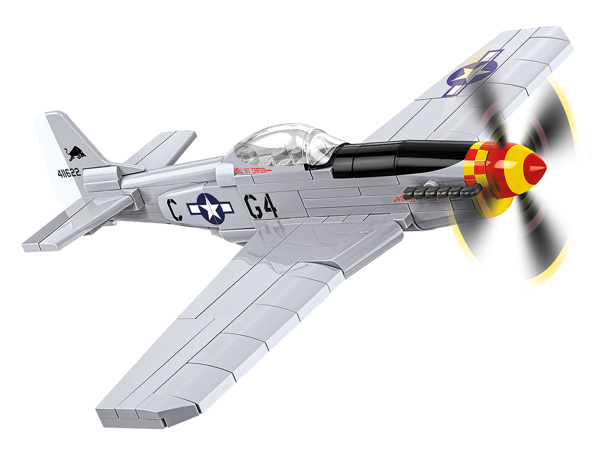 Model myśliwca NORTH AMERICAN P-51D MUSTANG™ z ruchomym śmigłem.
