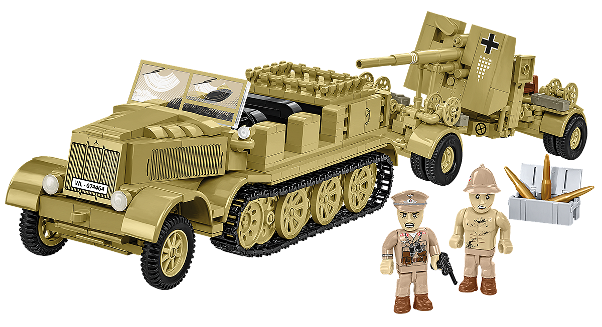 Sd.Kfz.8 Towing 8.8 cm Flak 36