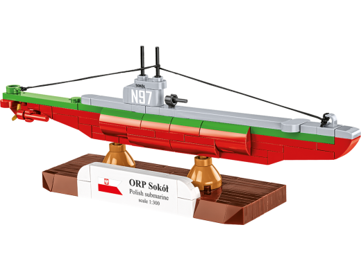 Historia z COBI – poznaj ORP "Sokół". Historia okrętu podwodnego od samego początku