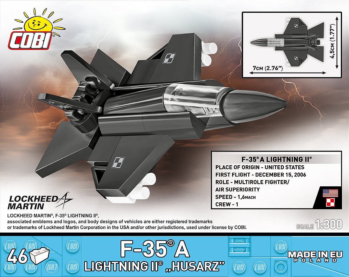 F-35A Lightning II "Husarz" 1:300 - fot. 3