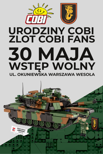 Urodziny COBI i Dzień Dziecka z 1 Warszawska Brygada Pancerna!