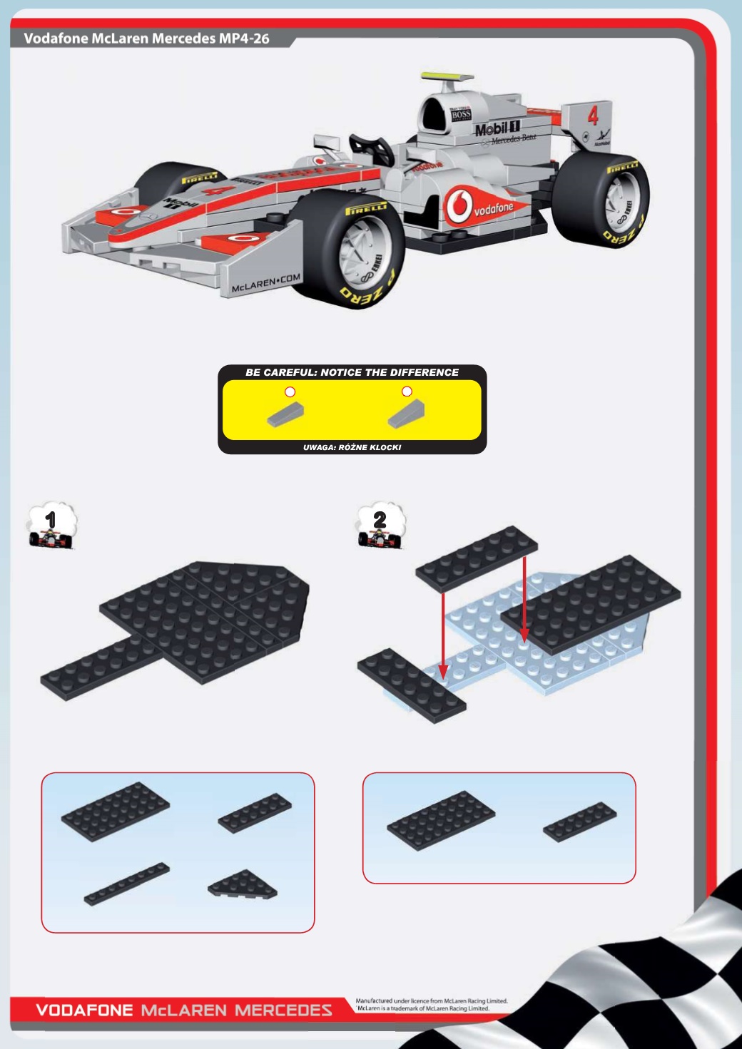 Mclaren Mp4 26 11 Car Cobi Instruction Manual